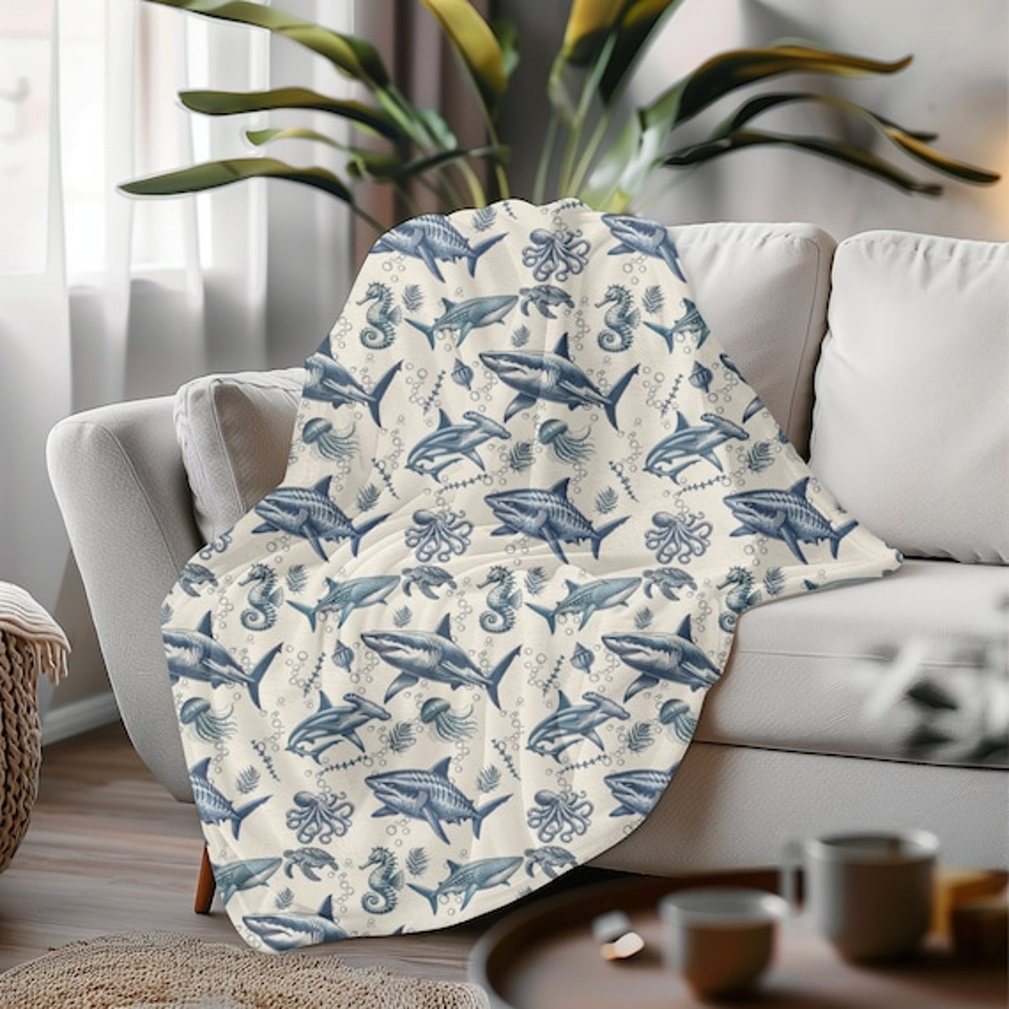 KidFun Products Bluey Pillow and Throw Blanket