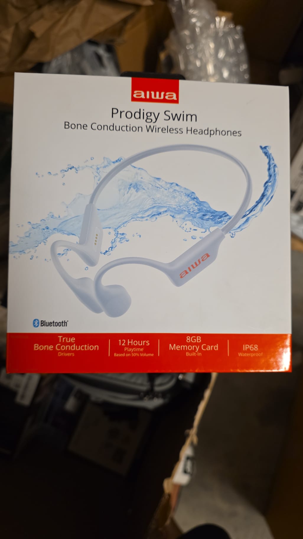 Aiwa Prodigy Swim Bone Conduction Wireless Headphones 69