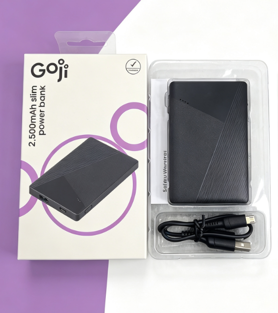 Goji 2500mAh Slim Power Bank BSS