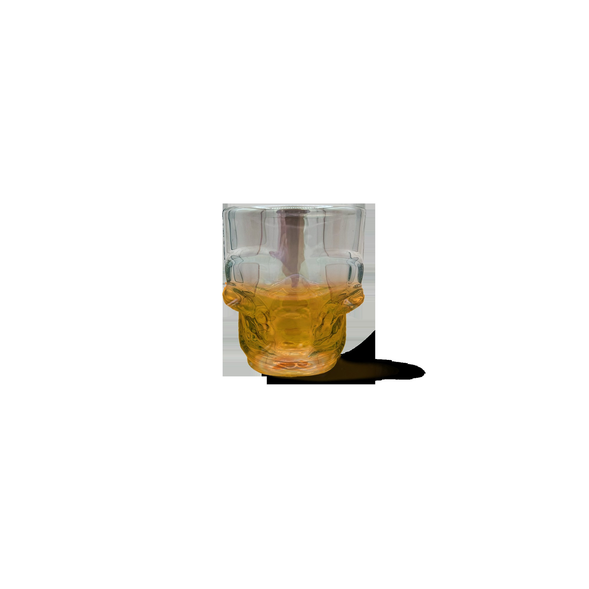 Set of 6 Skull Shot Glasses – 1.75 oz Glass Novelty Drinkware for Halloween Parties, Cocktail Bars & Home Decor-1