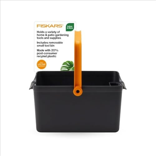 Fiskars Tool Organizer Caddy, Orange and Black, Pack of 1