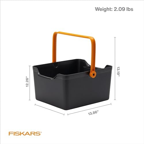 Fiskars Tool Organizer Caddy, Orange and Black, Pack of 1