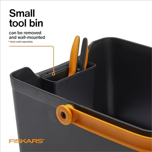 Fiskars Tool Organizer Caddy, Orange and Black, Pack of 1