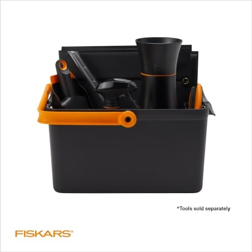 Fiskars Tool Organizer Caddy, Orange and Black, Pack of 1