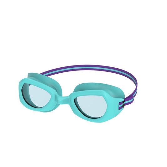 Speedo Junior Sprinter Swim Goggles Teal/Purple Ages 6-14