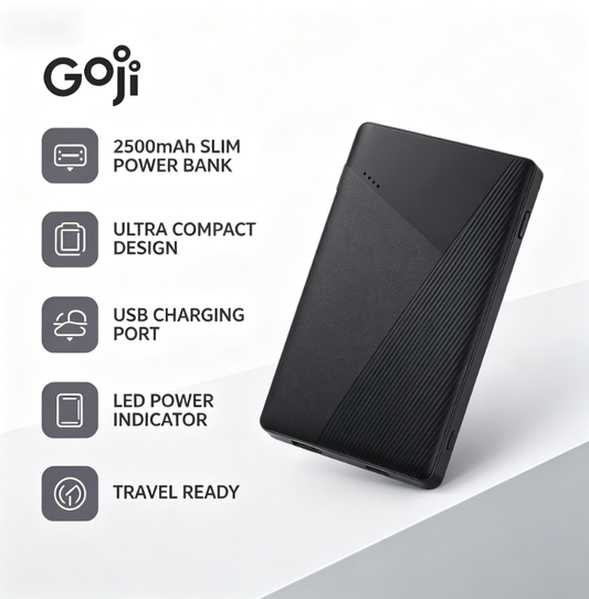 Goji 2500mAh Slim Power Bank BSS