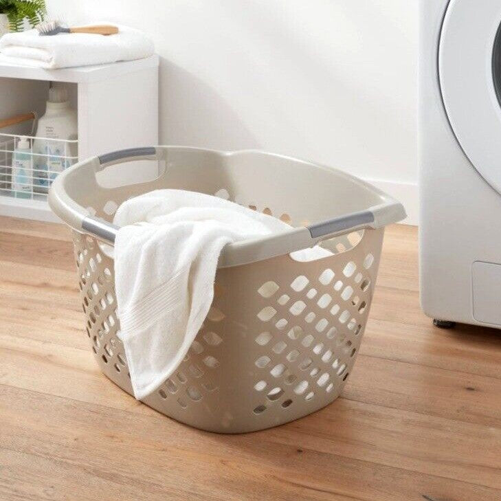 Target 2-Bushel Hip-Grip Laundry Basket, Light Gray