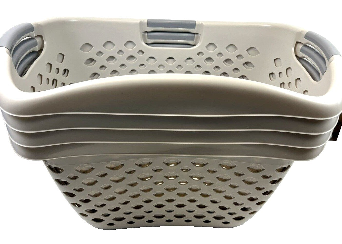 Target 2-Bushel Hip-Grip Laundry Basket, Light Gray