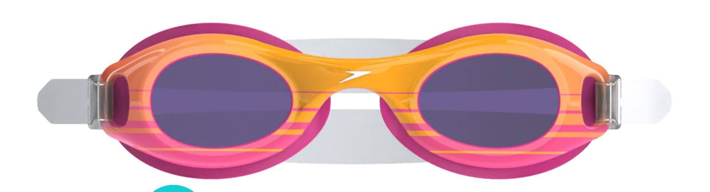 Speedo Kids' Glide Print Goggles with UV Protection