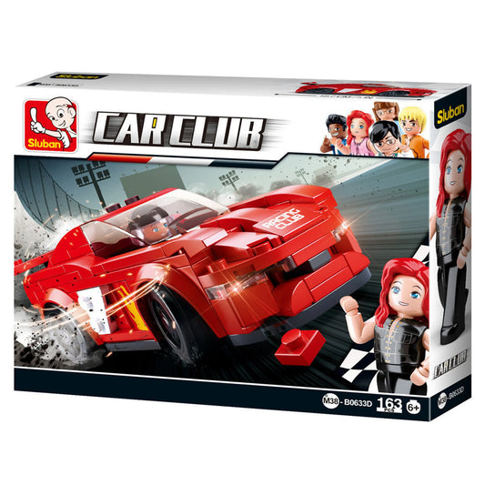 Car Club Building Brick Kit, Bird (163 Pcs)