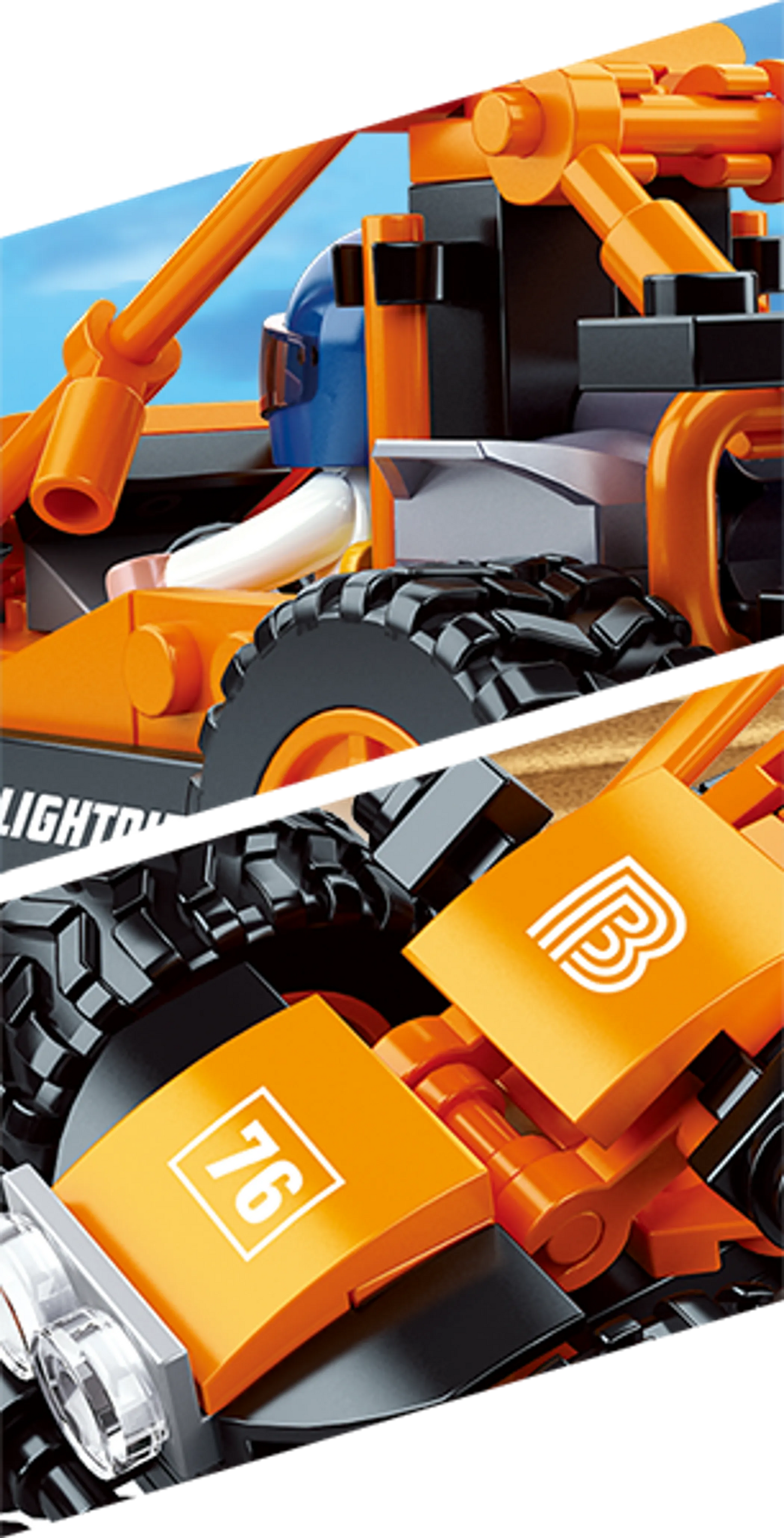 Car Club Dune Buggy Building Brick, Cracking Sands (113 Pcs)