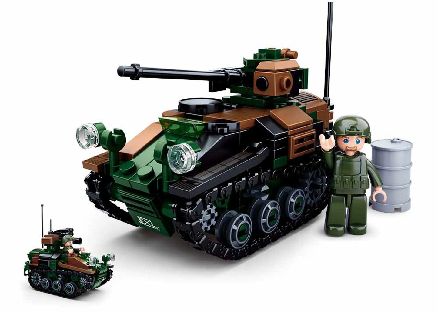 Model Bricks 2-in-1 - Wiesel Armored Weapons Carrier (245pcs)