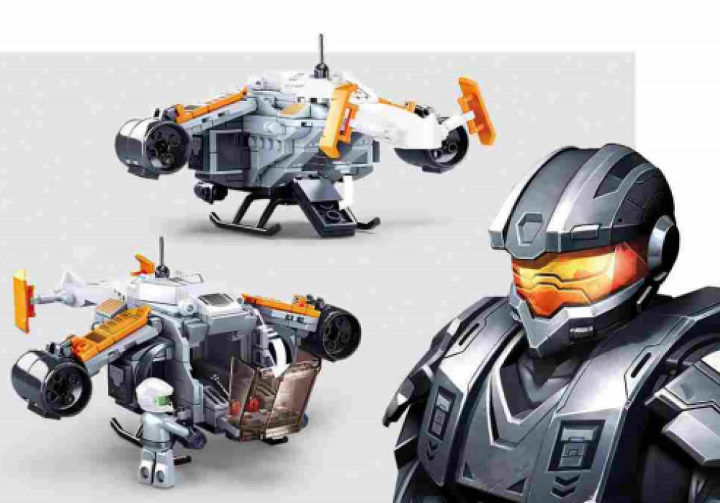 Atomic Storm Uprising, Thunder Aircraft Building Brick Kit (211 pcs)