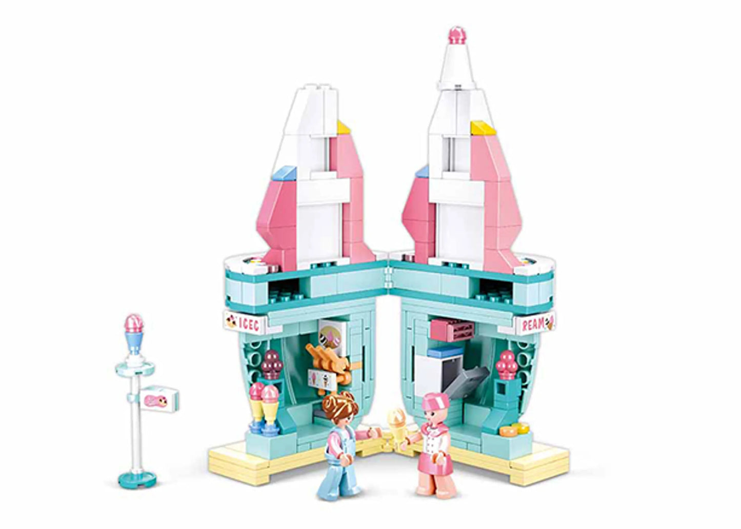 Ice Cream House Building Brick Kit (247 pcs)