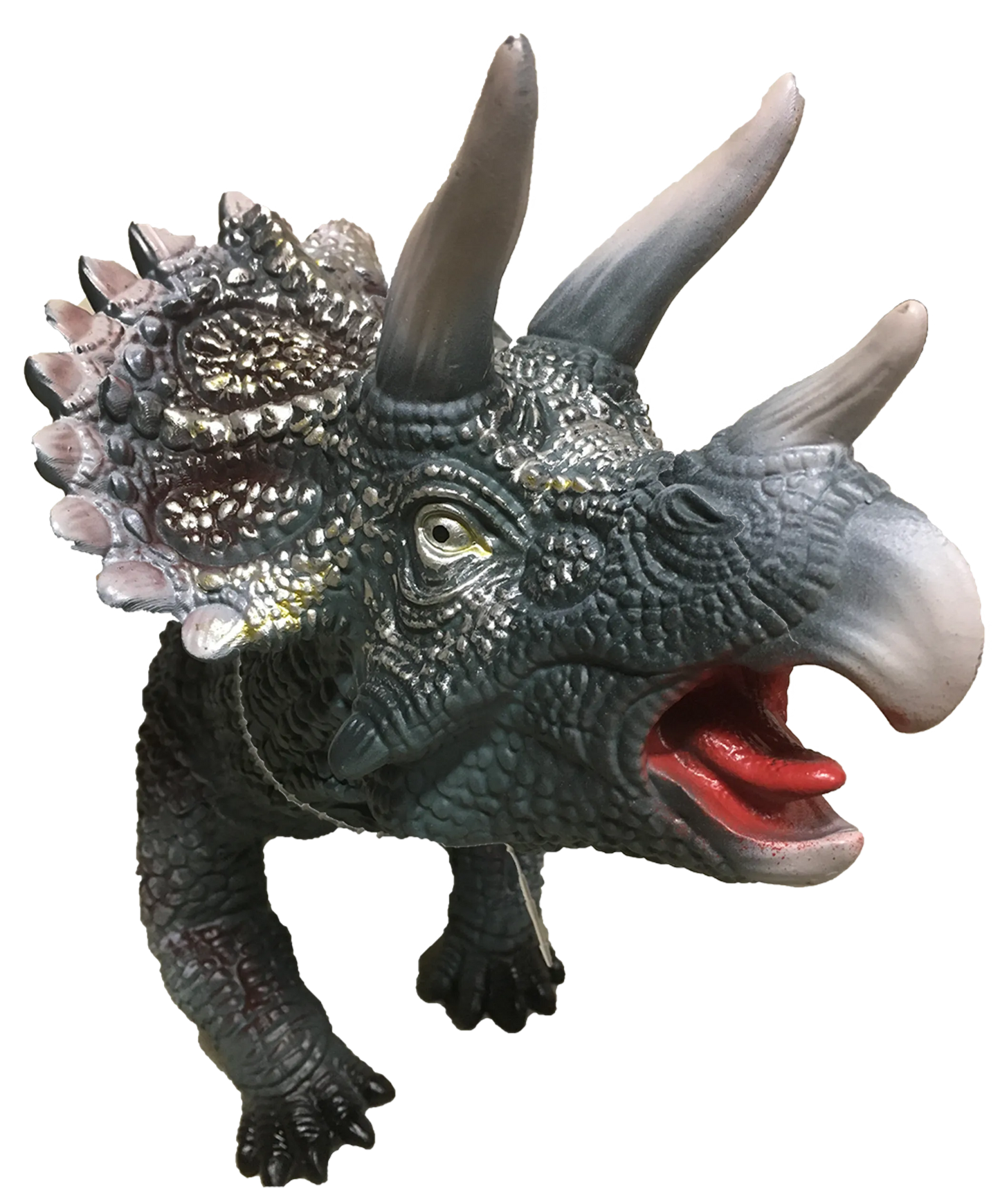 Triceratops 20" Vinyl Dinosaur Figurine with Sound Effects