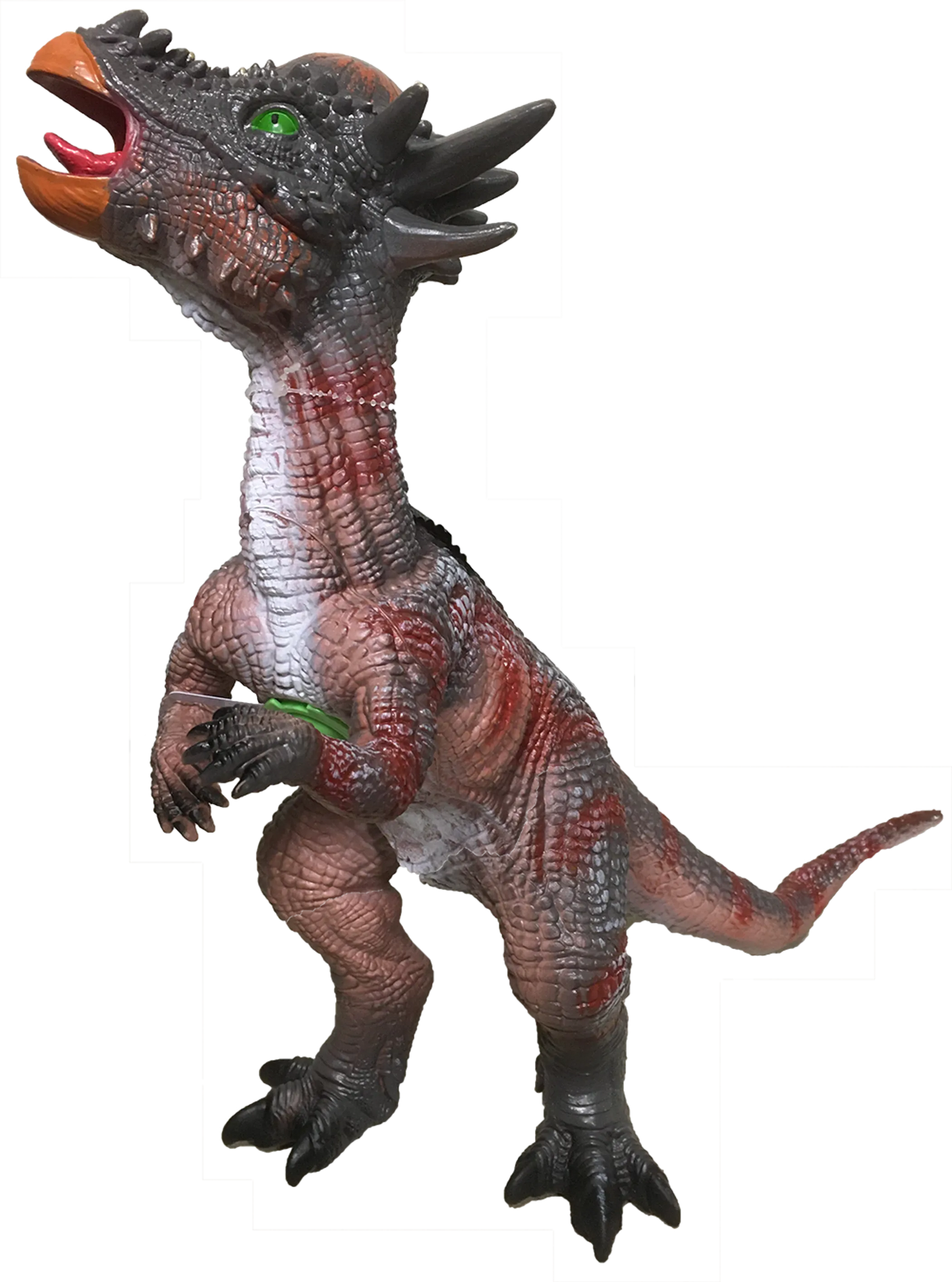 Pacycephalosaurus 22" Vinyl Dinosaur Figurine with Sound Effects