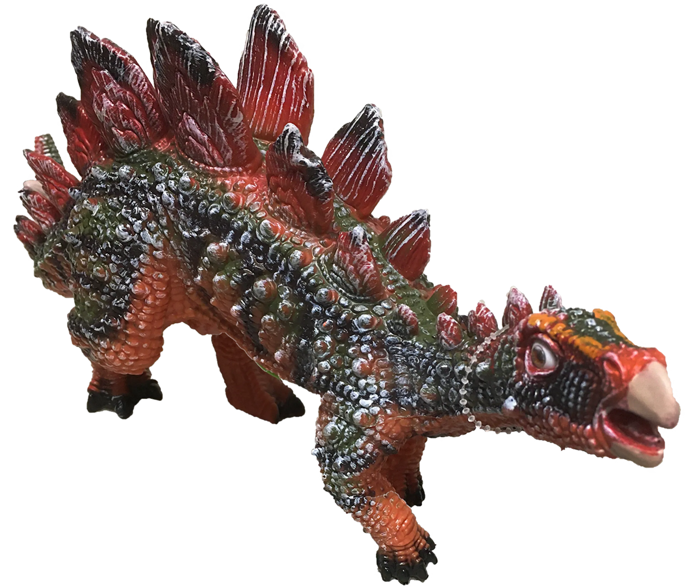 Stegosaurus 17" Vinyl Dinosaur Figurine with Sound Effects