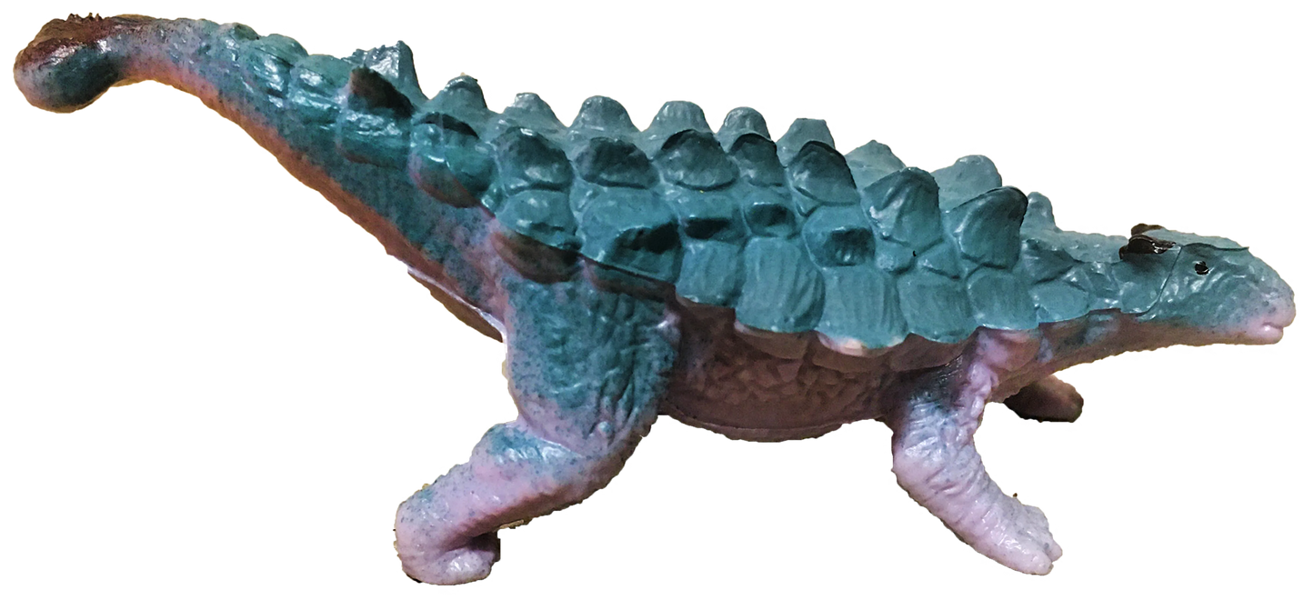 Dinosaur Assortment A, 3" Dinos in Clear Container 6pcs