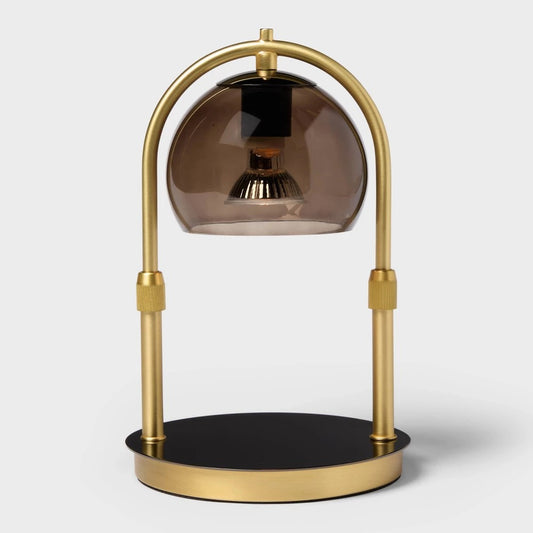 Threshold Candle Lamp Warmer Arched Gold Black TG1011