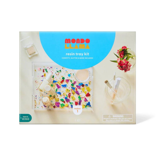 Mondo Llama Summer Craft Confetti Resin Tray Kit