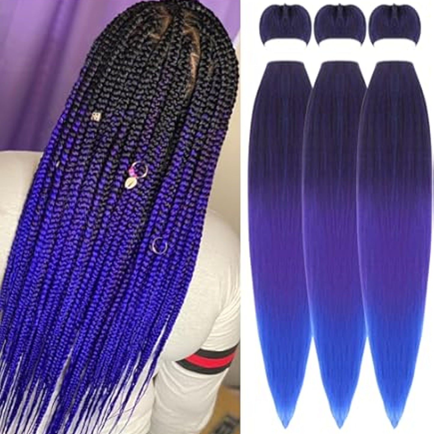 Slayyy Pre-Stretched Braids 4 Chocolate Hair Extensions