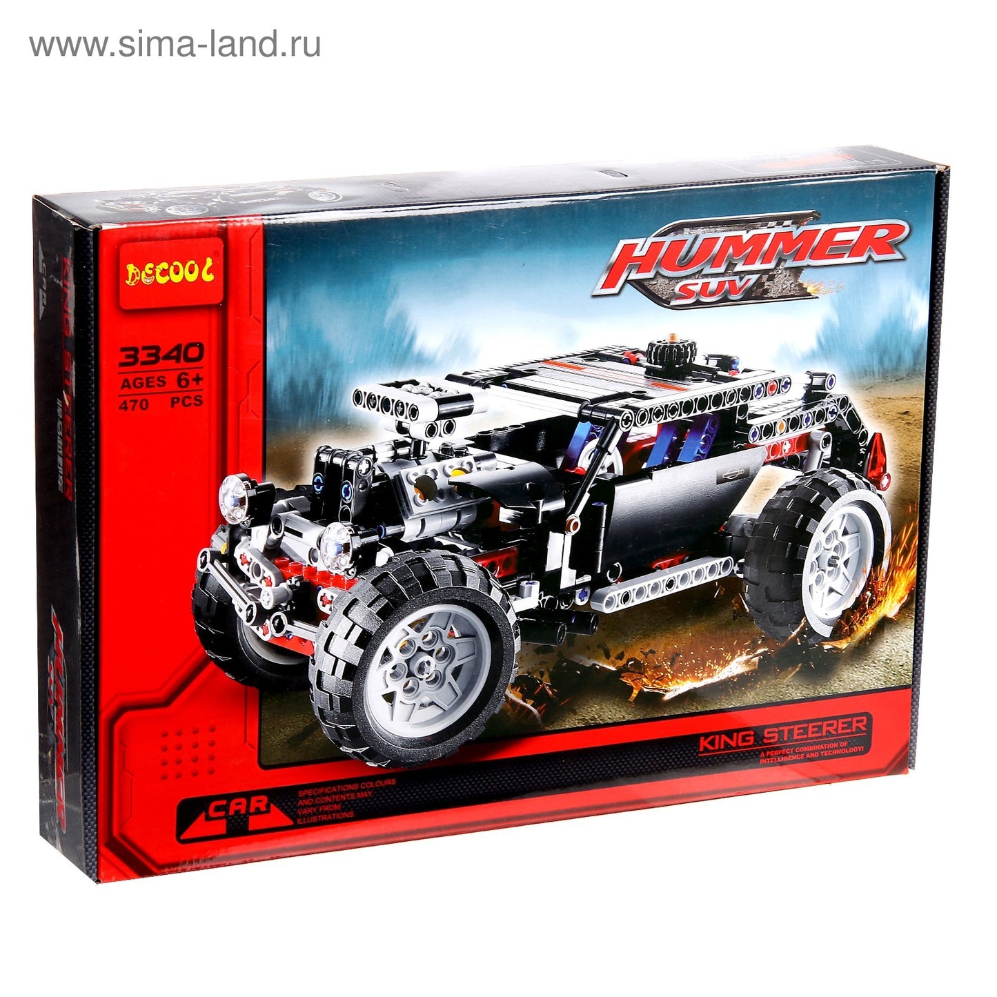 Decool King Steerer Hummer SUV Lego 3340 95-97