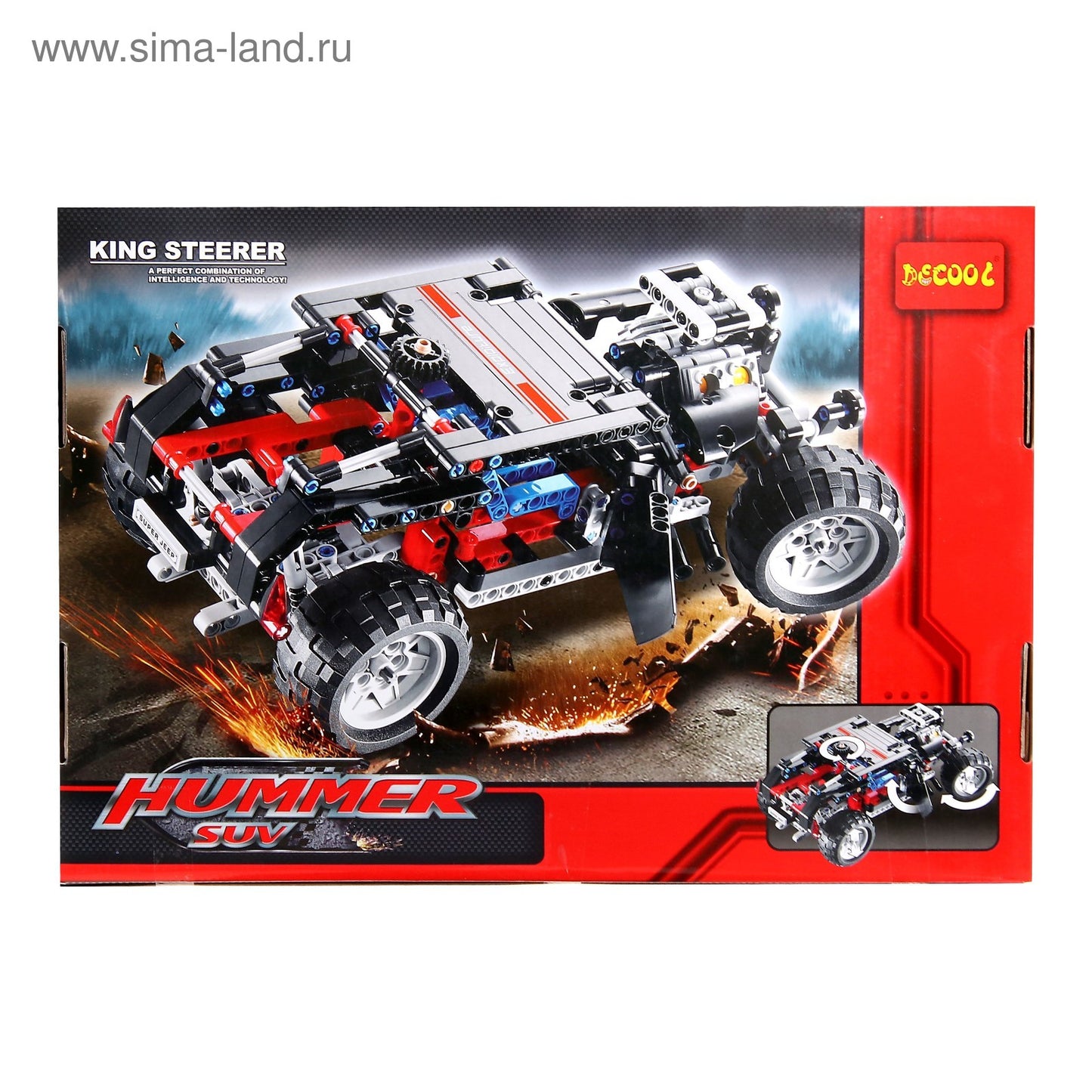 Decool King Steerer Hummer SUV Lego 3340 95-97