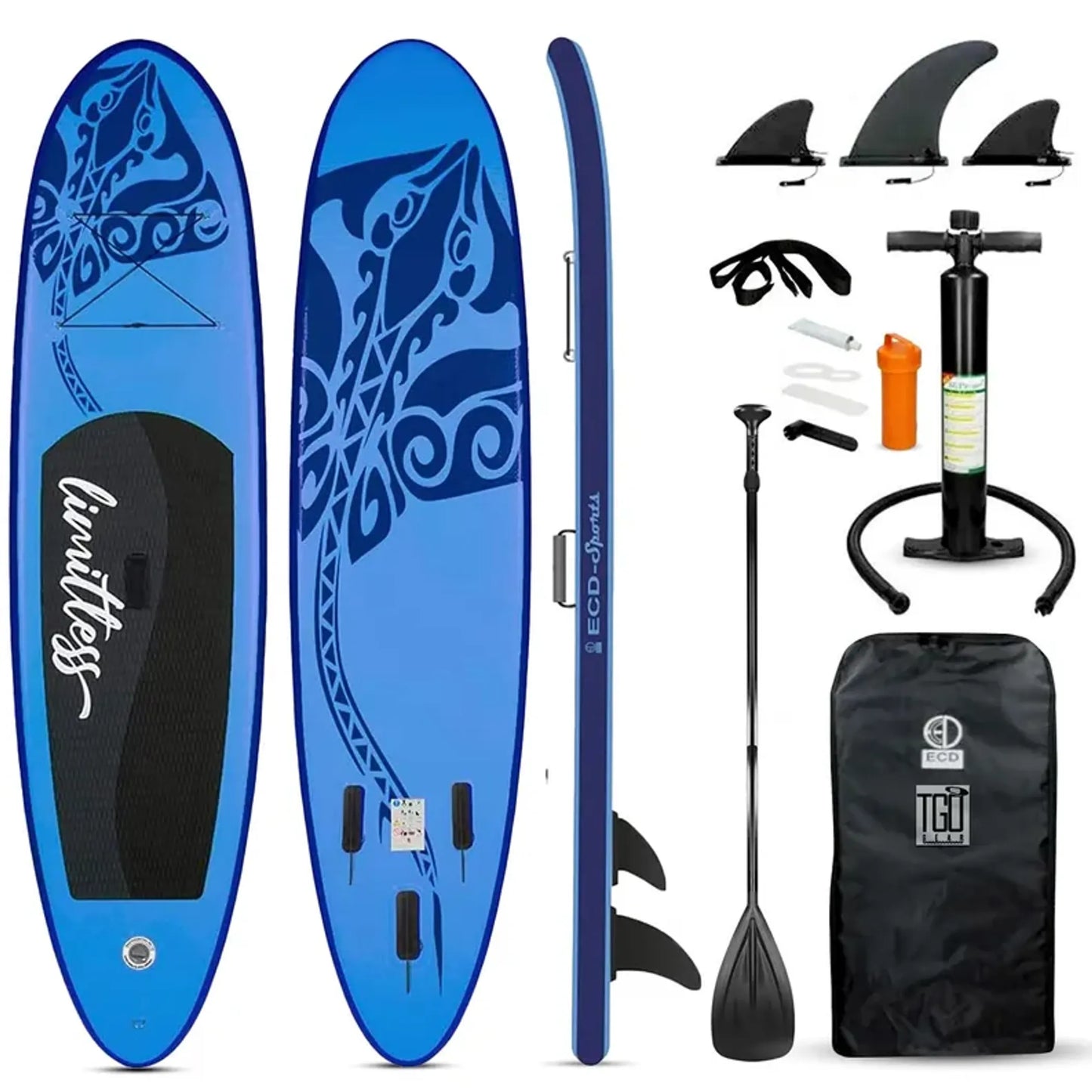 TGO Gear Inflatable Stand Up Paddle Board