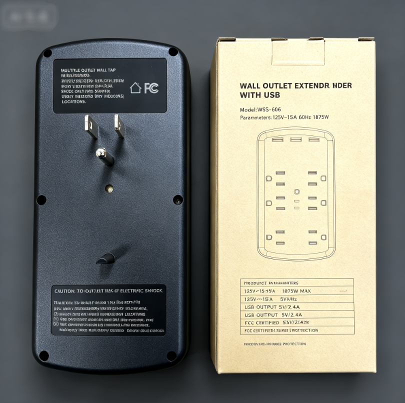 Wall Outlet Extender with USB BSS