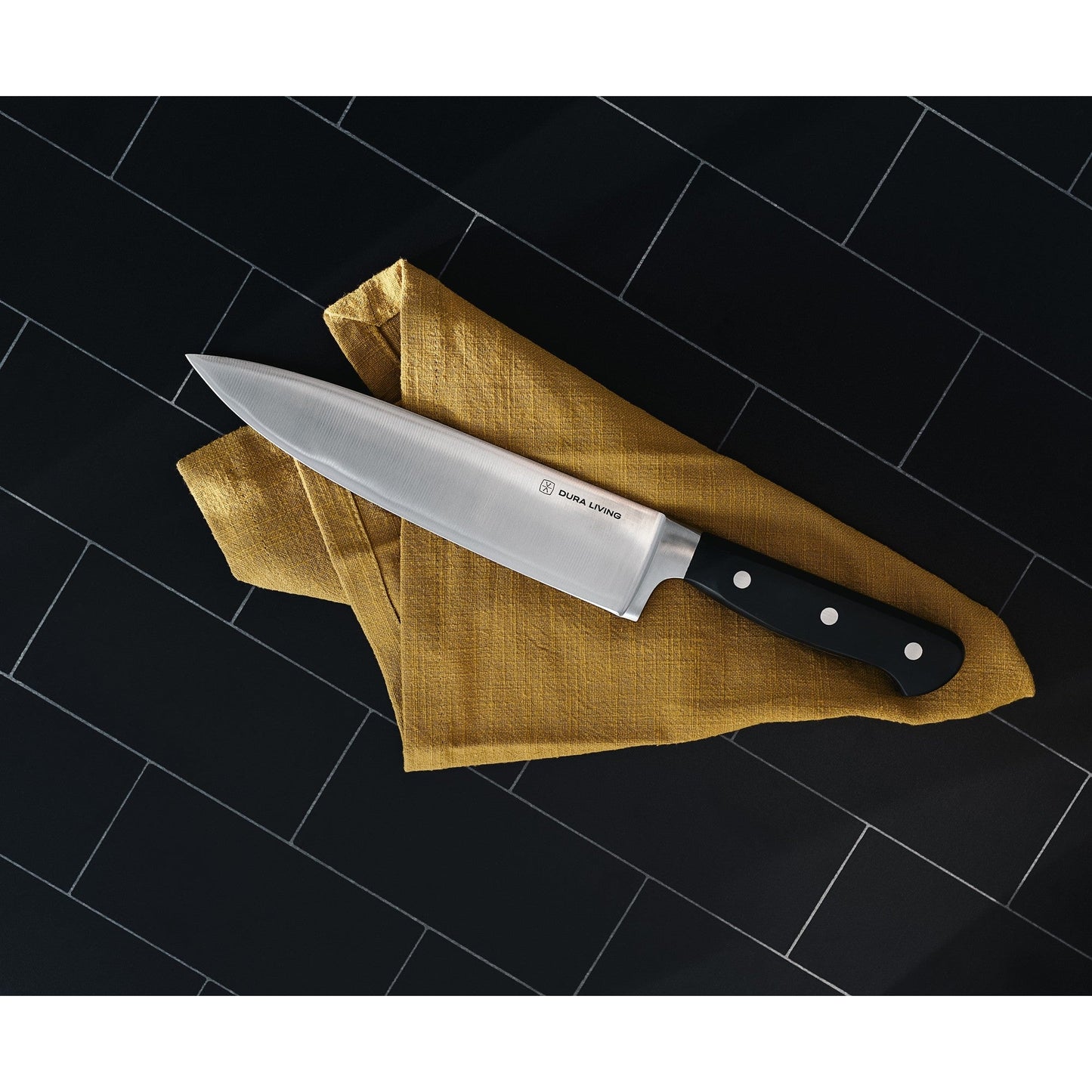 Superior 8 inch Chef Knife - Black-1