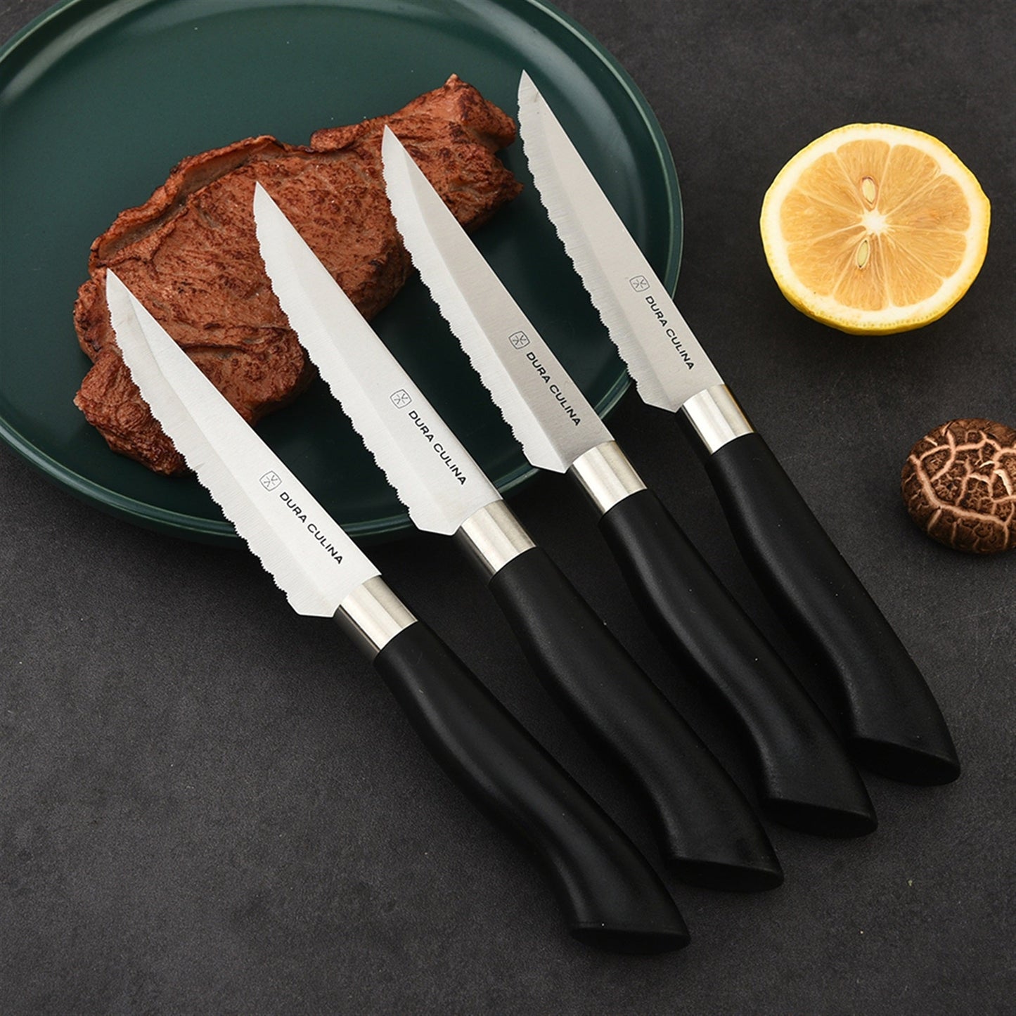 8 Piece Micro Serrated Kitchen Steak Knife Set-2