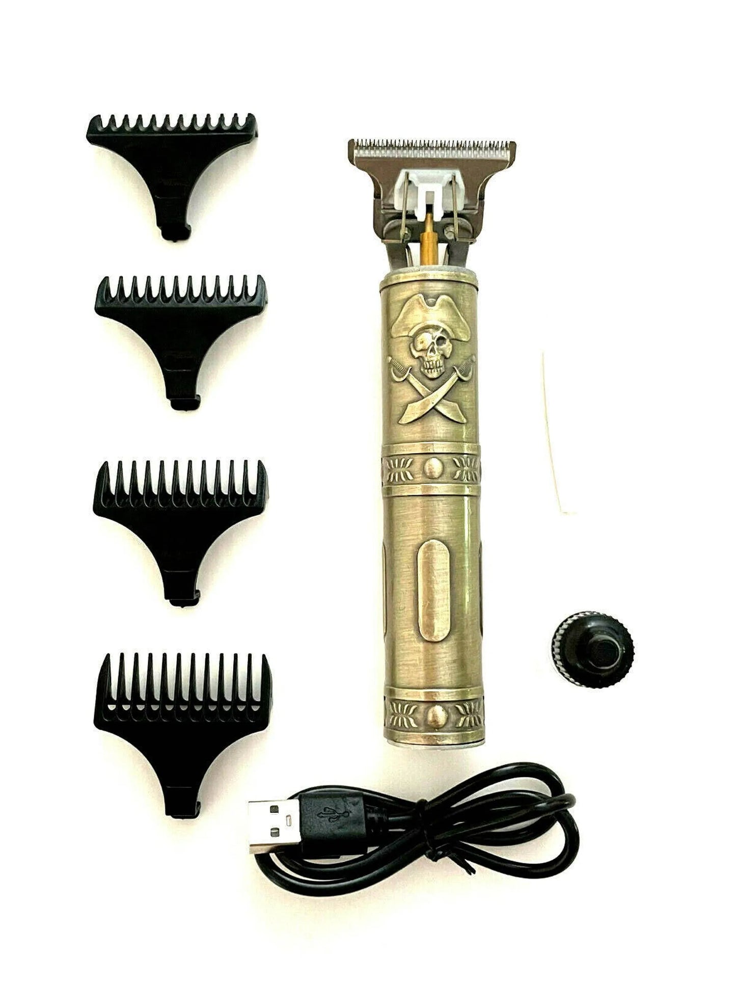 Hashir Professional Beard Hair Nose Ear Scissors Rechargeable Cordless Trimmer