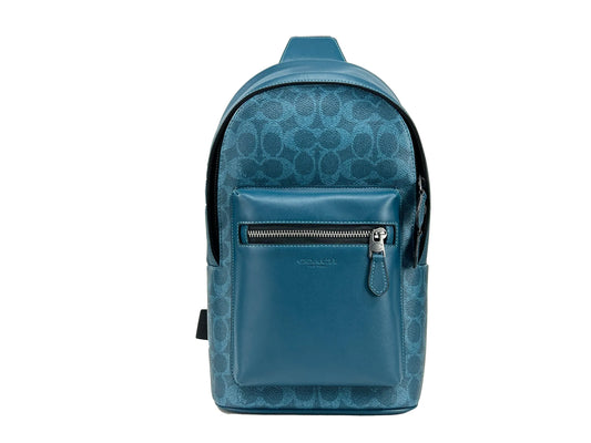 Coach West Leather Sling Pack Backpack Bag