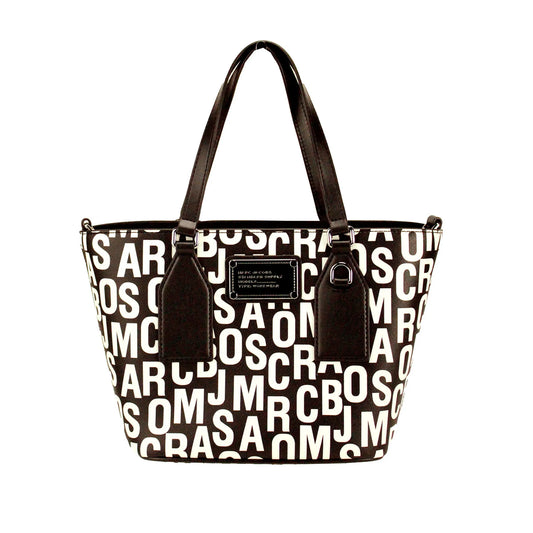 Marc Jacobs Monogram Print Leather Tote Crossbody Bag