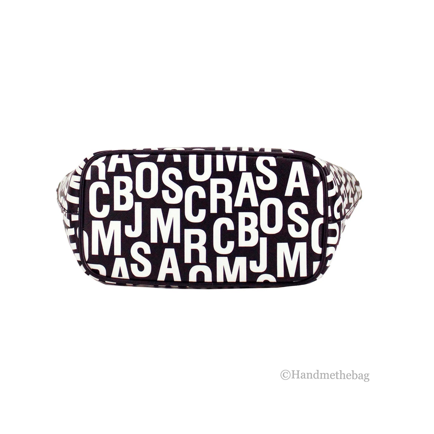Marc Jacobs Monogram Print Leather Tote Crossbody Bag