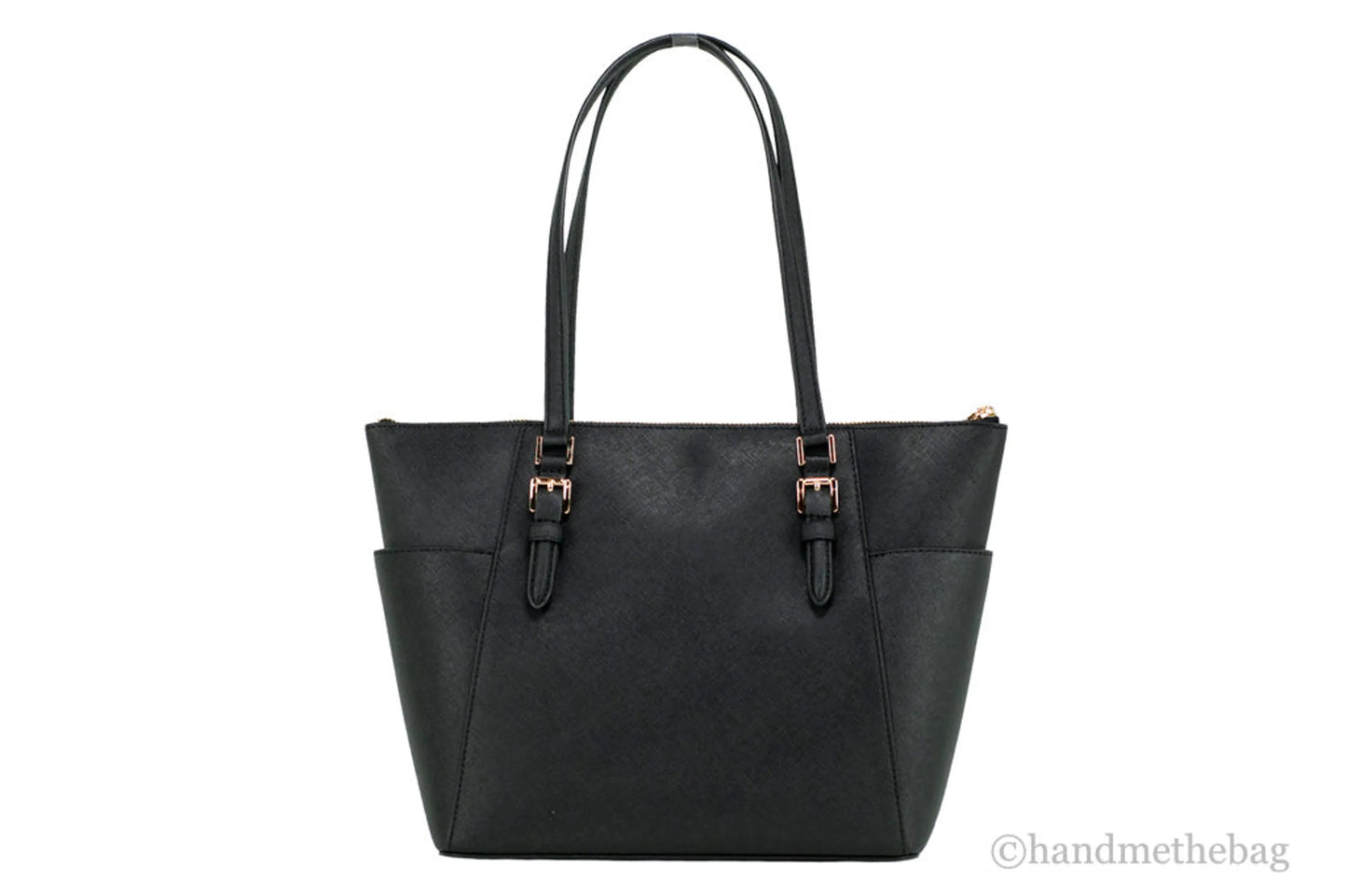 Michael Kors Charlotte Leather Top Zip Bag