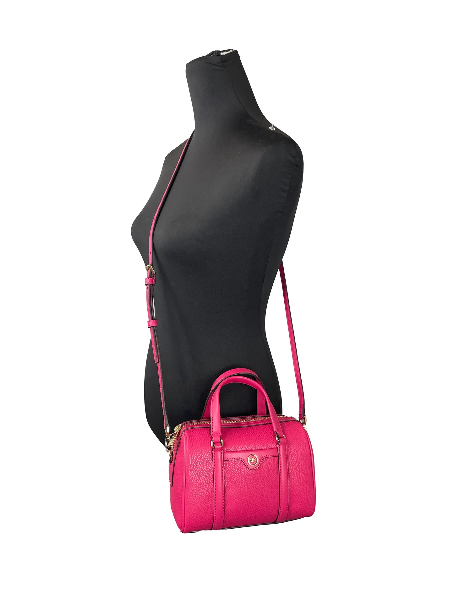 Michael Kors Pebbled Leather Duffle Crossbody Bag