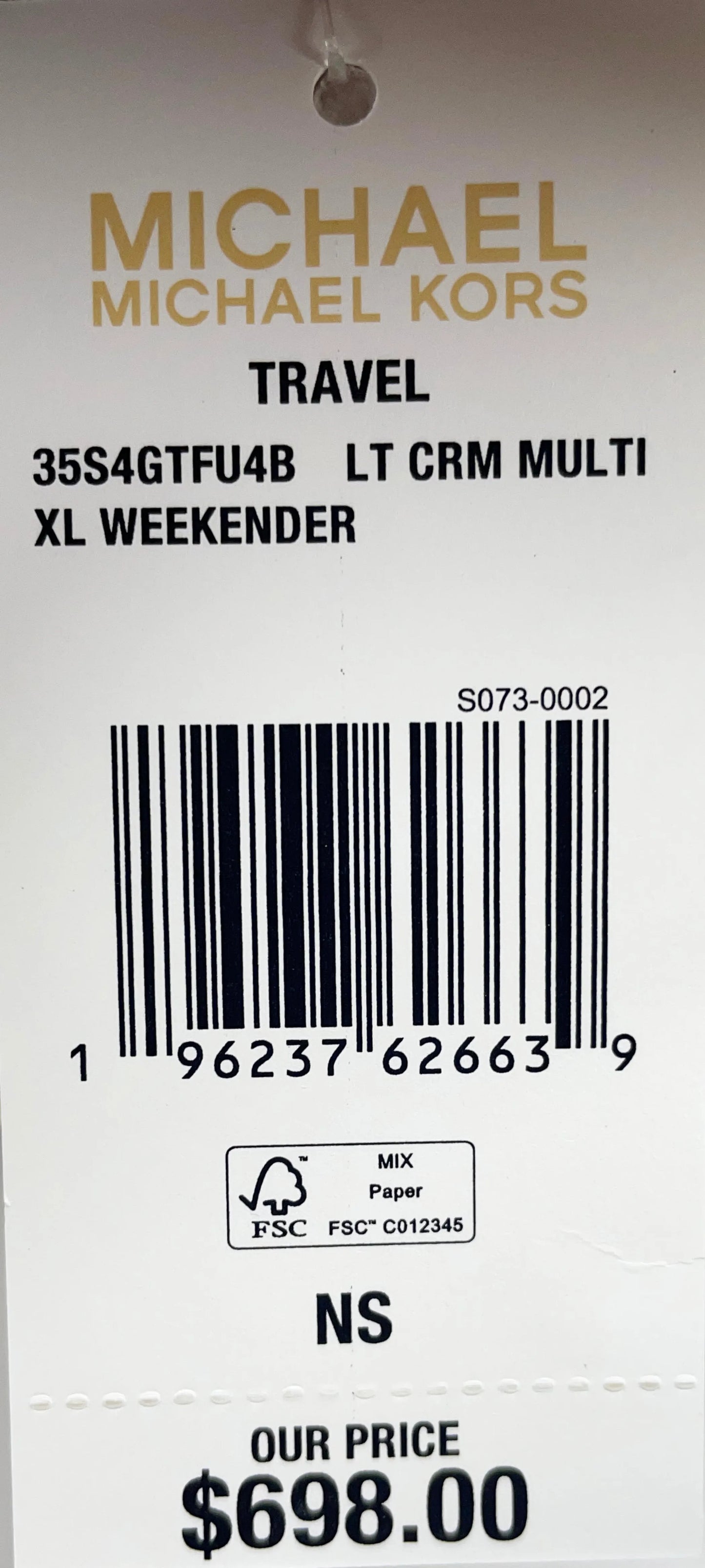 Michael Kors Travel Weekender Luggage