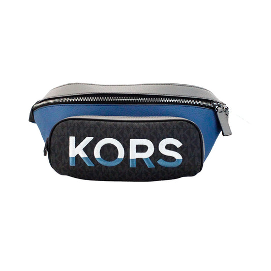 Michael Kors Cooper Blue Leather Utility Belt Bag