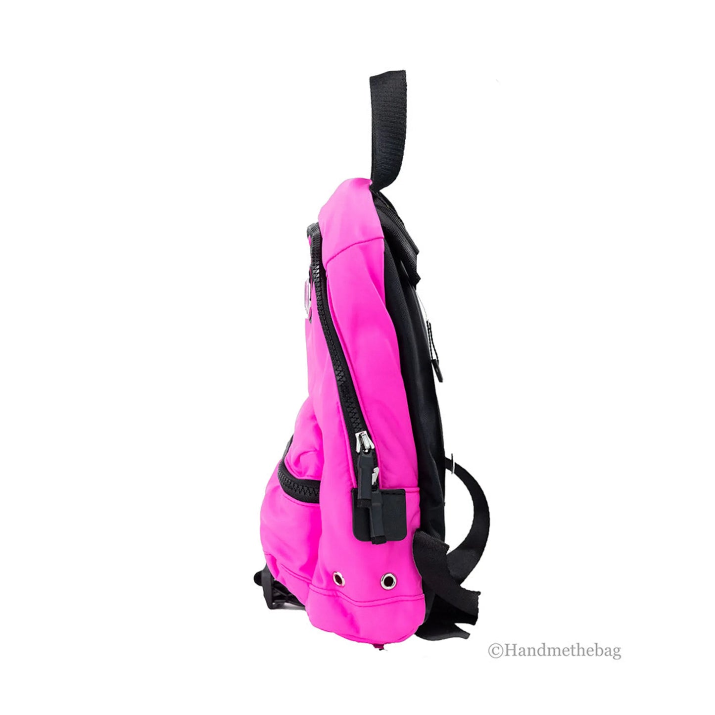 Marc Jacobs Neon Fuchsia Nylon Backpack