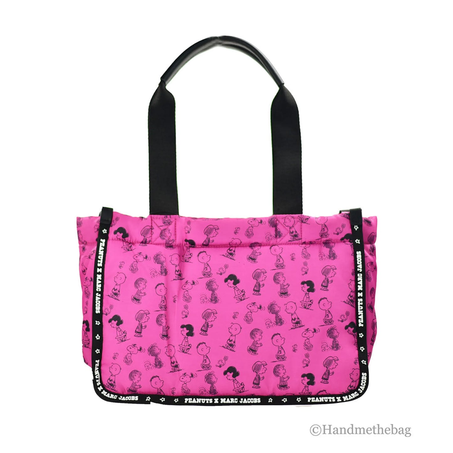 Marc Jacobs X Peanuts Fuschia Nylon Tote