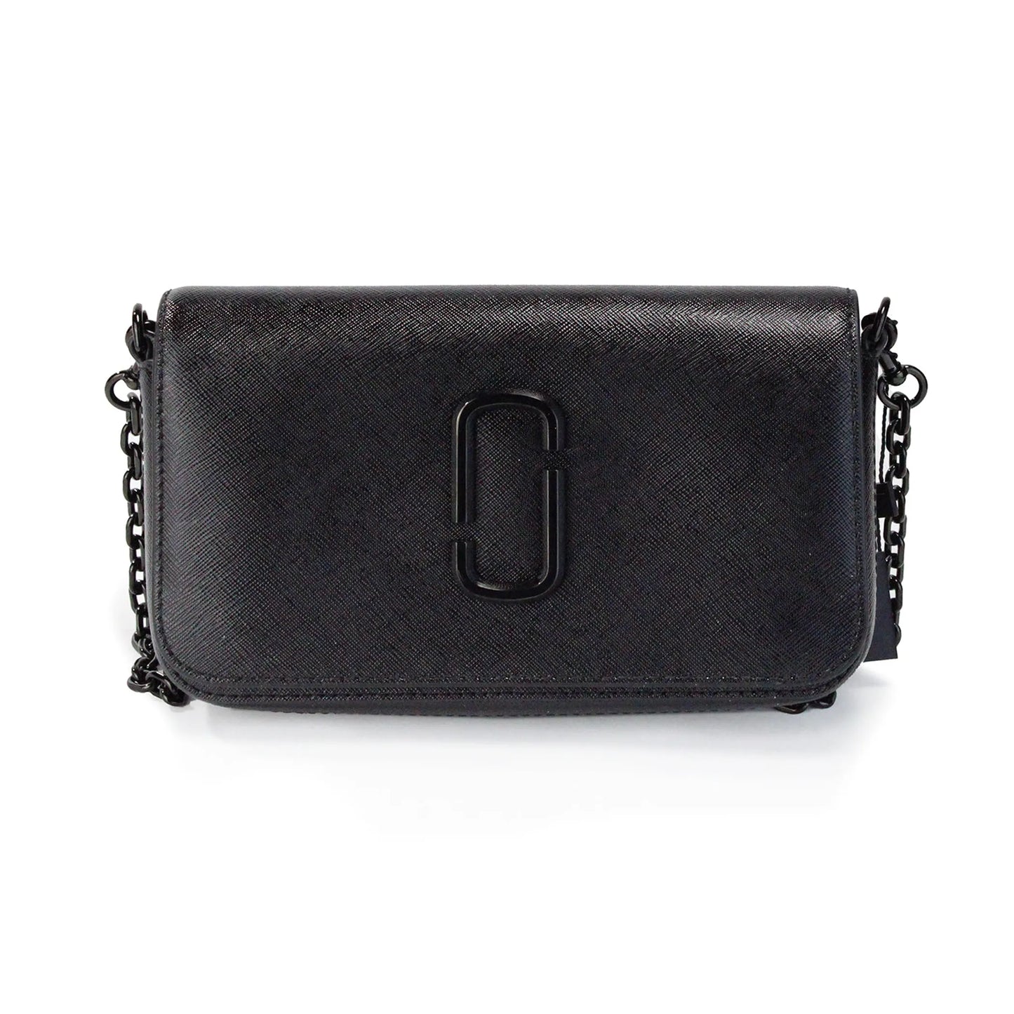 Marc Jacobs The Snapshot Black Leather Chain Crossbody