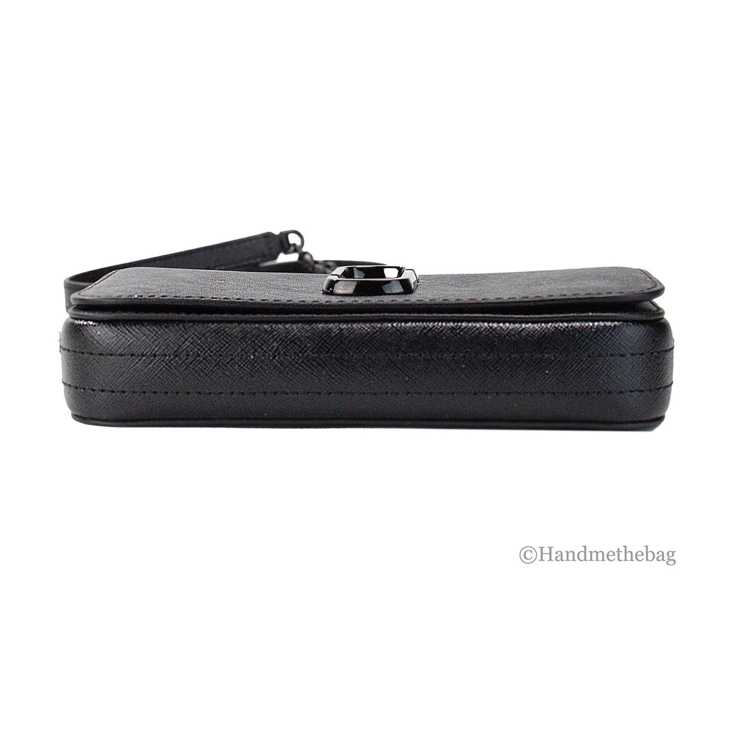 Marc Jacobs The Snapshot Black Leather Chain Crossbody