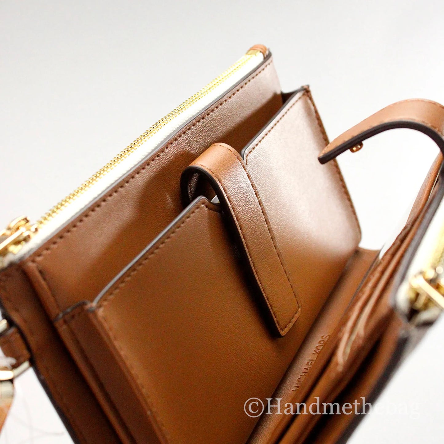 Michael Kors Jet Set Vanilla Double Zip Wallet