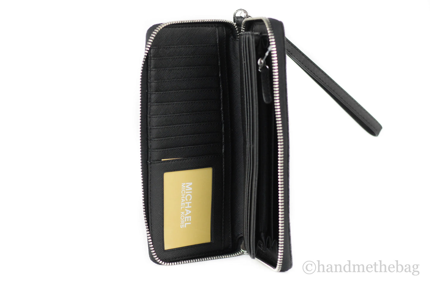 Michael Kors Jet Set Signature Continental Travel Wristlet Wallet