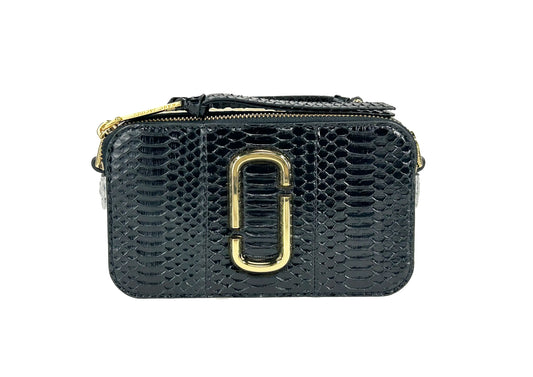 Marc Jacobs The Snapshot Snake Skin Crossbody Bag