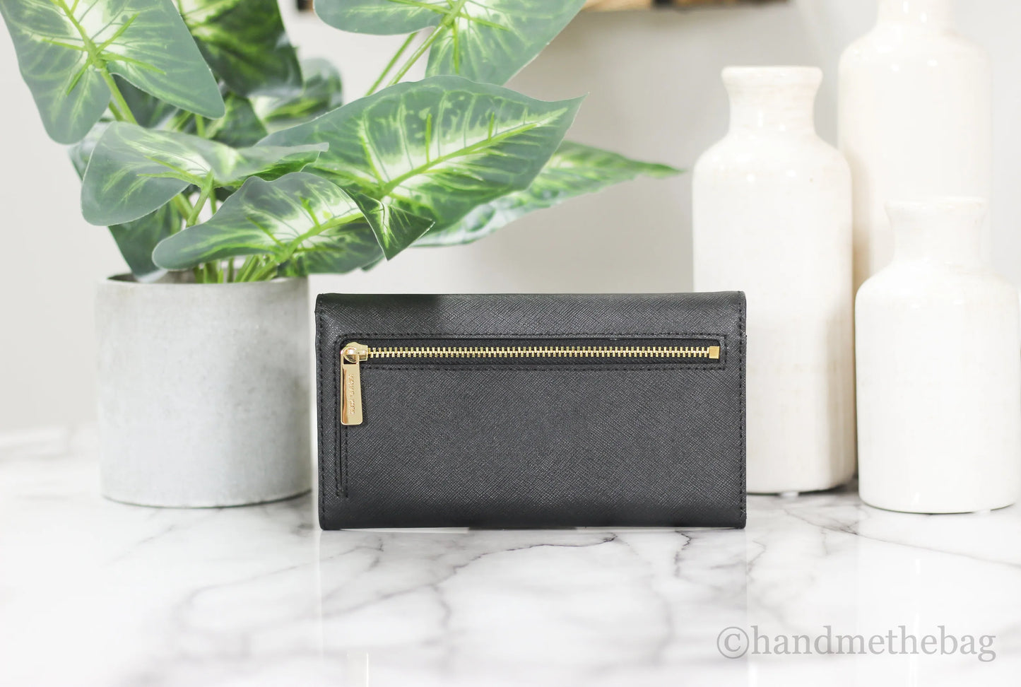 Michael Kors Jet Set Solid Trifold Wallet