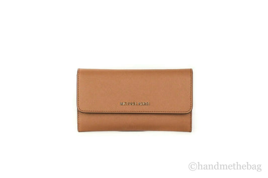 Michael Kors Jet Set Solid Luggage Trifold Wallet