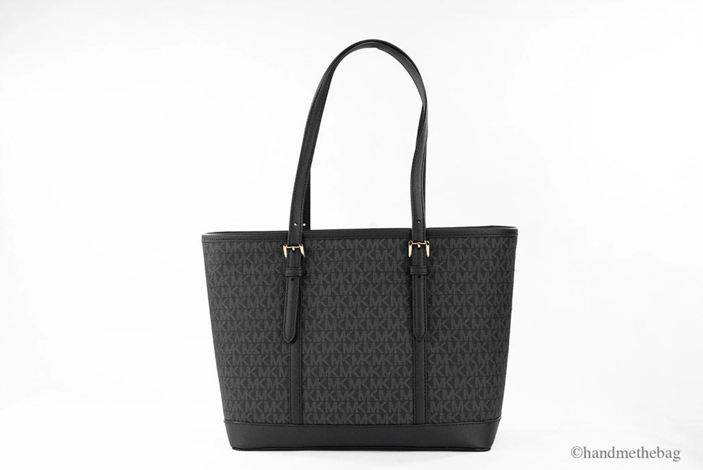 Michael Kors Jet Set Travel Black PVC Tote
