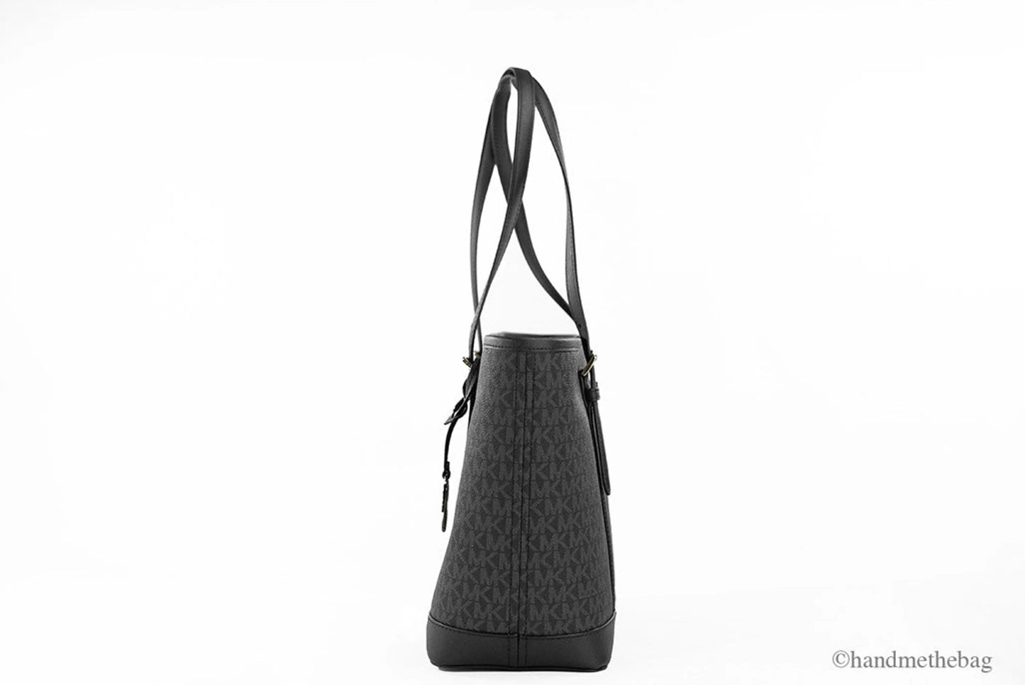 Michael Kors Jet Set Travel Black PVC Tote